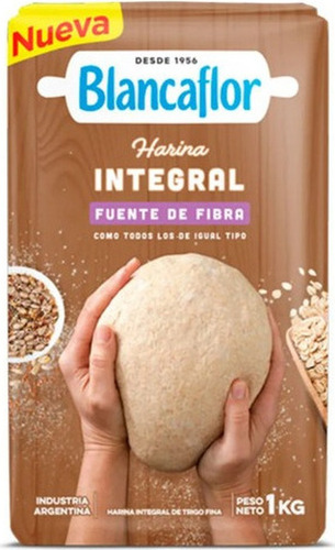 Harina Integral Blancaflor De Trigo 1 Kg X10u