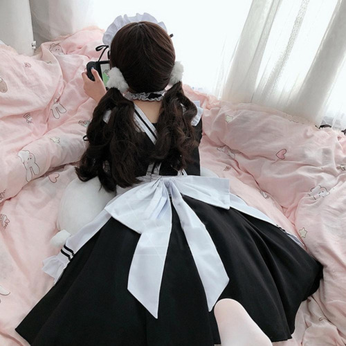 Disfraz De Sirvienta Para Mujer, Vestido Largo De Anime | Cuotas sin interés Disfraz De Sirvienta Para Mujer, Vestido Largo De Anime | Cuotas sin interés