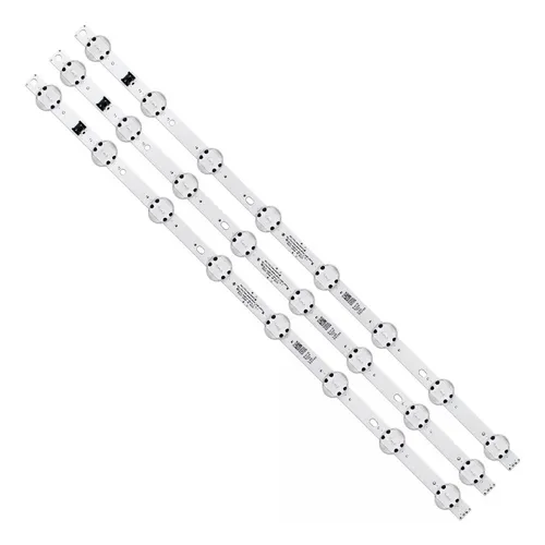 HASGTFM 3 Pezzi Barra LED Retroilluminazione Per LG 55UK6450/55UK6360 – Originale 8LED 6V Per Modelli Trident, Lunghezza 55 Pollici - 5