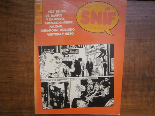 Snif El Mitin Del Nuevo Comic  # 4 Mexico 1980 Taibo 