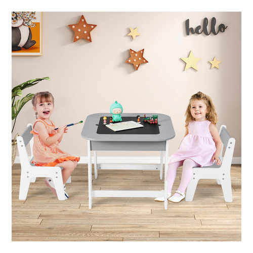 Infans Table Y Silla Para Niños, Mesa De Actividades De 3 En