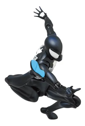 Figura Spiderman Black Costume, versão em quadrinhos | Mafex Figura Spiderman Black Costume, versão em quadrinhos | Mafex