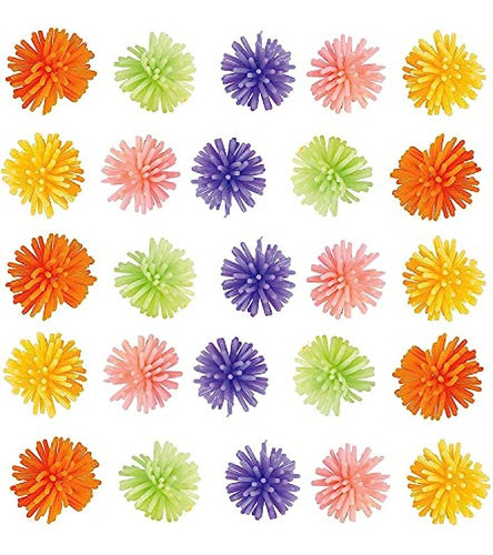 Mini Porcupine Hedge Balls - 24 Pack - 1 Inch - Assorte...