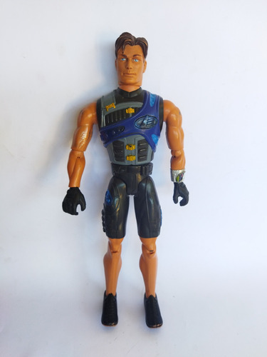 Max Steel Traje Negro Azul Combate N-tek 2008