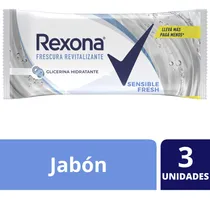 Comprar Jabon Tocador  Sensfresh 3x125 Gr Rexona Jabon De Tocador