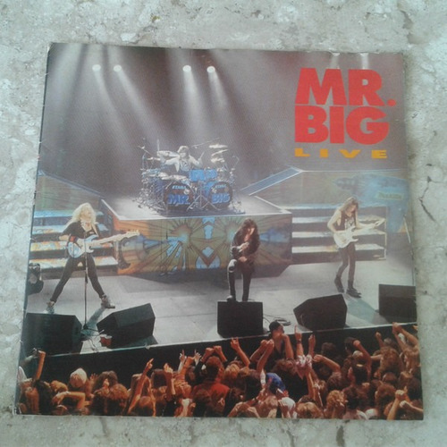 Cd Mr. Big Live 1a. Ed. Br 1992 Album Raridade 