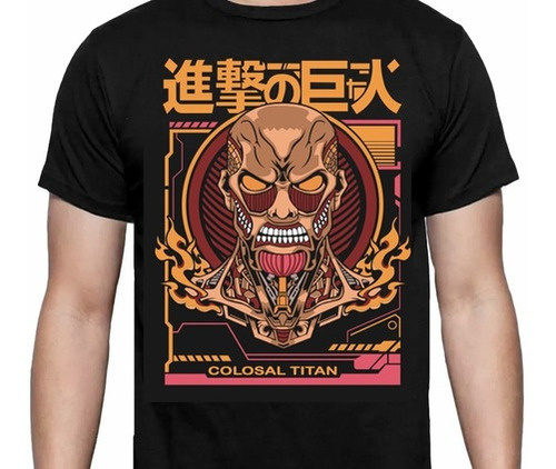 Shingeki No Kyojin - Titan Colosal - Polera Anime