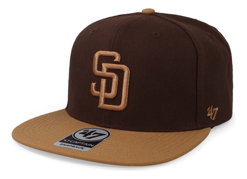 Gorra 47 Mlb Sdp No Shot Two Tone Captain Unitalla Café Unit