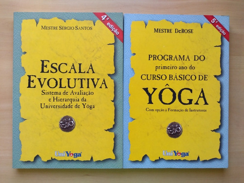 Livro Escala Evolutiva (4ª)  Livro Curso Básico De Yôga (5ª)