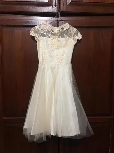 Vestido Beige Niña Fiesta,1 Comunió,bautizo Medio Largo Usad en venta en por sólo $ Mexico Vestido Beige Niña Fiesta,1 Comunió,bautizo Medio Largo Usad en venta en por sólo $ Mexico