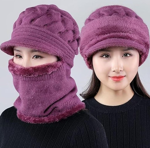Gorro Pasamontañas Con Forro De Felpa Antialérgico + Regalo