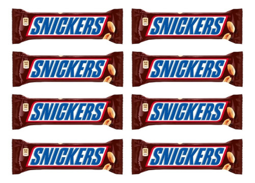 Chocolate Snickers 21,5g X 8u