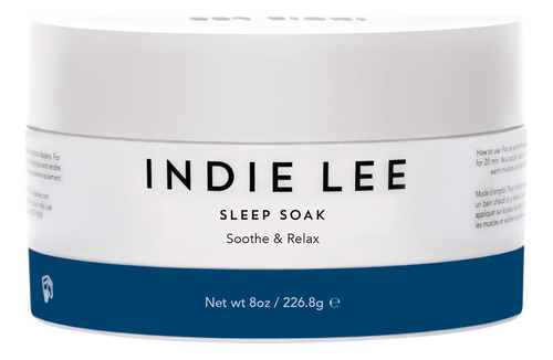 Indie Lee Sleep Soak - Exfoliante Exfoliante Del Mar Muerto