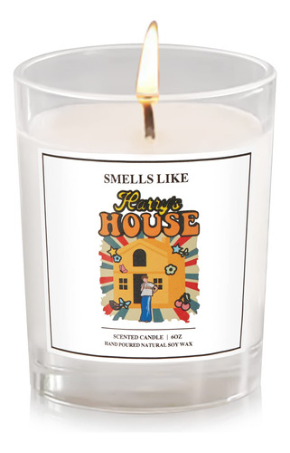 Vela Harry Styl Smells Like Harry's House Candle Divertida