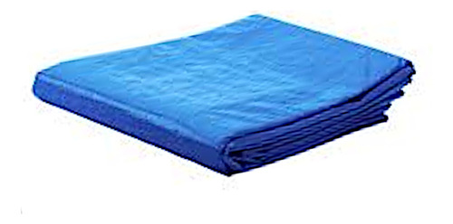 Lona Plastico Resistente 3.0x4.2 Metros 10x14 Ft Azul 20 Pz