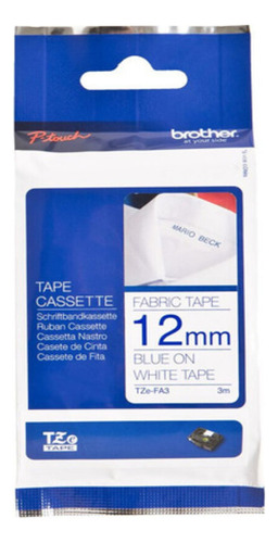 Cinta Brother Tzefa3 Textil Termoadherente P/ropa 12mm X 3m