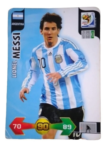 Dos Cartas, Cards De Messi,copa Mundial Southafrica 2010