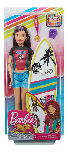 Muñeca Barbie Skipper Surfista