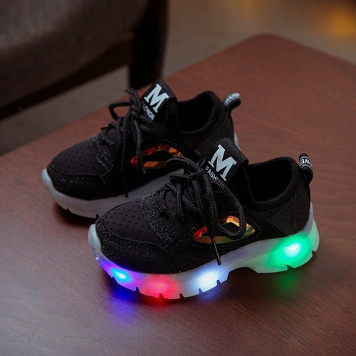 Zapatos Niña Niño Zapatillas Deportivas Tenis Luz Led