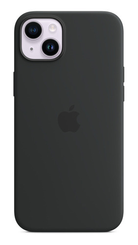 Silicone Case iPhone 14 Plus Con Magsafe Color Negro - Distribuidor Autorizado