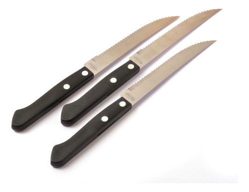 Cuchillo De Parrilla Set 3 Pzas Marca Press