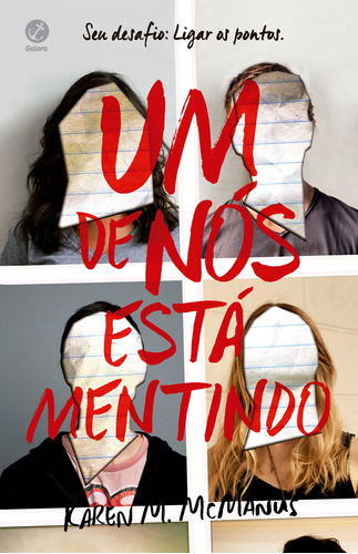 Um de nós está mentindo, de McManus, Karen M.. Editora Record Ltda., capa mole em português, 2018