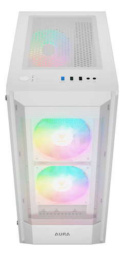 Capa Gamdias Aura Gc6 Rgb Gamer Atx branca