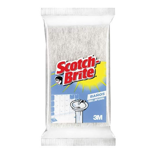 Fibra Para Baño Scotch-brite De Uso Wc 5 Pza