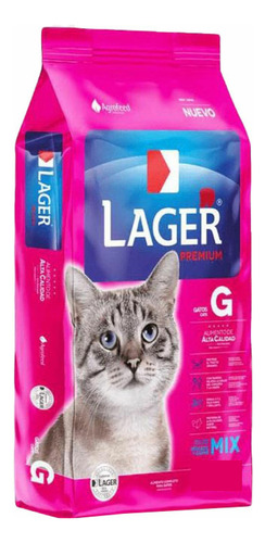 Alimento Lager Gatos Premium Para Gato Adulto Sabor Mix 10kg