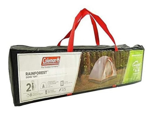 Imagen 4 de 4 de Carpa 2 Personas Rain Forest Coleman 2000026156