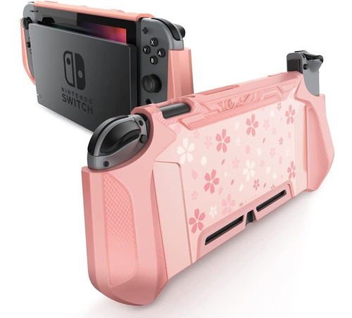 Funda Para Nintendo Switch Y Control Joy-con Rosa