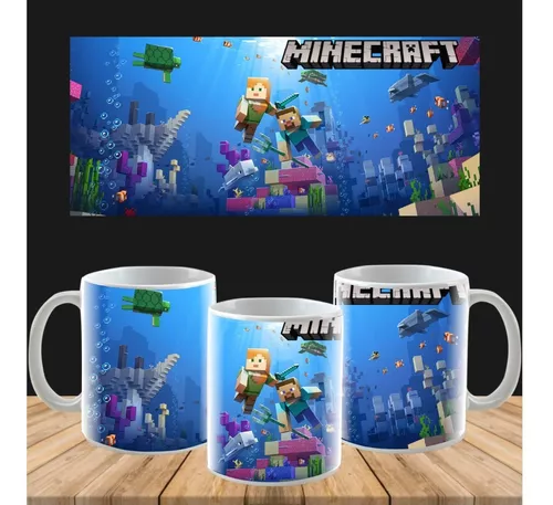 ▷ Diseños Plantillas para Sublimar Tazas de Minecraft, SubliPlantillas