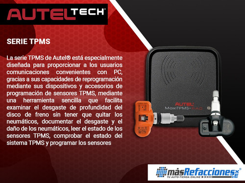 Sensor Presión Llantas Tpms Universal 315/433mhz Autel