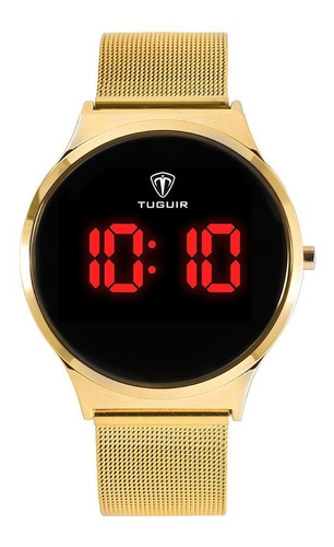 Relógio Feminino Tuguir Digital Tg107 - Dourado
