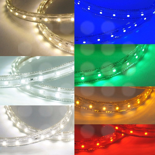 Imagen 3 de 6 de Cinta Manguera Luz Led Ip67 Impermeable Directo 110 Voltios
