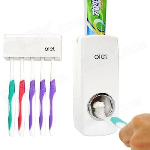 Dispensador De Pasta Dental Con Organizador De Cepilos!!!