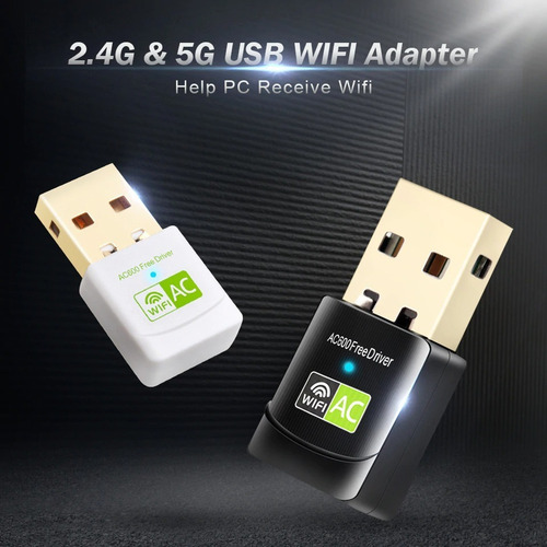 Imagen 4 de 10 de Adaptador Wifi Usb 600mbps Tarjeta Red Dual Banda 2.4 Y 5ghz