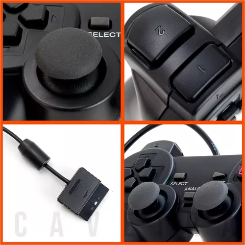 Controle para PS2 com Fio Dualshock Analógico - VC-302