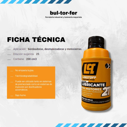 Imagen 3 de 6 de Motosierra Lüsqtoff Garden Plus 52cc + Lubricante