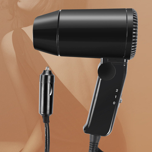 A Secador De Pelo Para Coche De 12 V: Frío Y Caliente,
