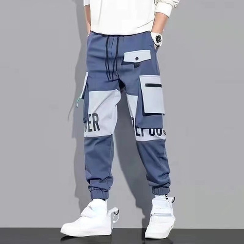 Pantalones Cargo Casual Harem Joggers Hip Hop Para Hombres