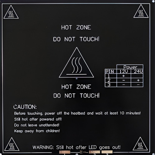 Heatbed Mk3 3mm Aluminio Pcb Junta De Reprap 3d Impresora Pr