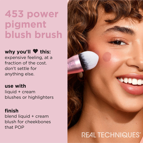 Brocha Para Rubor Power Pigment Blush. Real Techniques