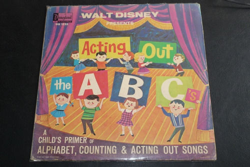 Jch- Walt Disney Acting Out The A B C Lp Usa