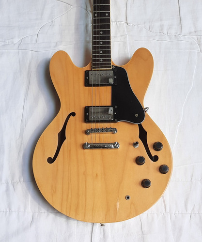 Guitarra Hohner Professional Se 35 Diestro Marrón Claro Palo De Rosa (Usado)