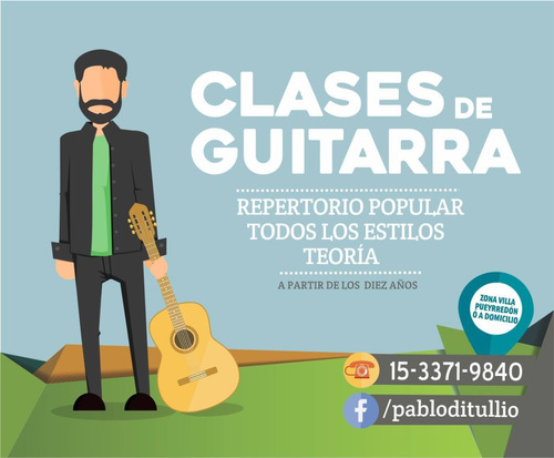 Clases De Guitarra Villa Pueyrredón