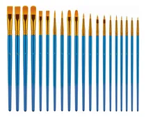 Comprar Set 20 Pinceles De Pintura Arte Gadnic Pintura Óleo Acrílico