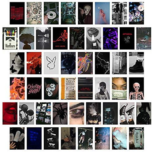 50pcs Imágenes Grunge Aesthetic, 50 Juegos De 4x6 PuLG...