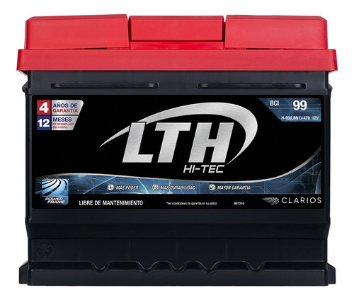Batería Lth Fiat Linea 2009-2010 - H-99-470