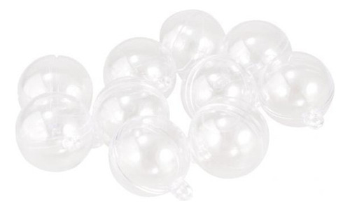 Jjzs Bolas De Plástico Transparente 6 Piezas